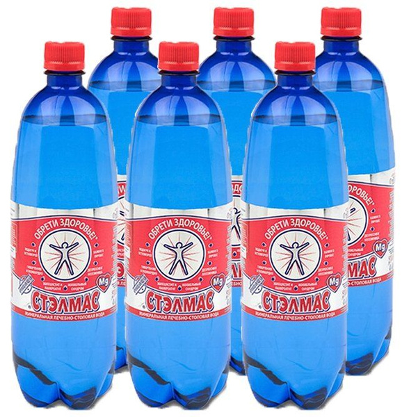 Стэлмас Вода минеральная лечебно-столовая STELMAS Mg, газированная ...