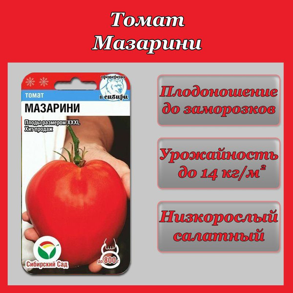 Томат мазарини характеристика и описание сорта фото