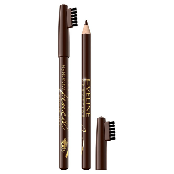 Eveline Cosmetics Карандаш для бровей с щеточкой, мягкий коричневый ...