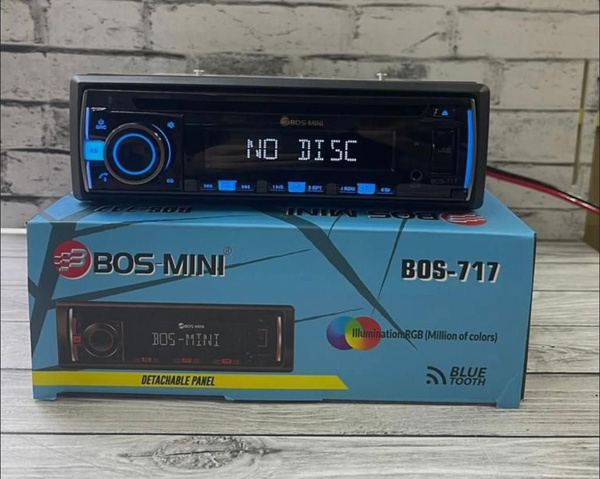 BOS-MINI Автомагнитола, 1 DIN - купить с доставкой по выгодным ценам в ...