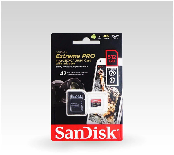 Карта памяти sandisk sdxc extreme class 10 uhs i u3 150 60mb s 64gb