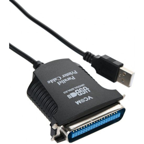 Кабель-переходник для принтера USB 2 0 - LPT 36 pin 1.8 м, адаптер ...