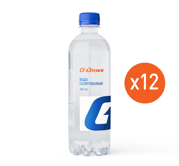 G-Drive Вода Питьевая Газированная 500мл. 12шт - купить с доставкой по ...