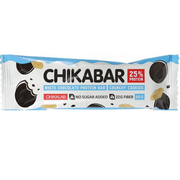 Протеиновый батончик Chikalab Chikabar 60 г, Печенье с кремом - купить ...