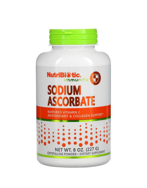 Sodium Ascorbate 227g Nutribiotics, содиум Аскорбат 227гр - купить с ...