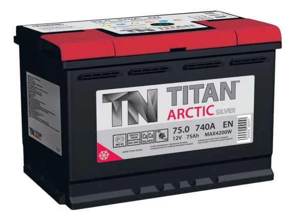 Аккумулятор автомобильный TITAN ARCTIC_Обратная (-/+) купить по ...