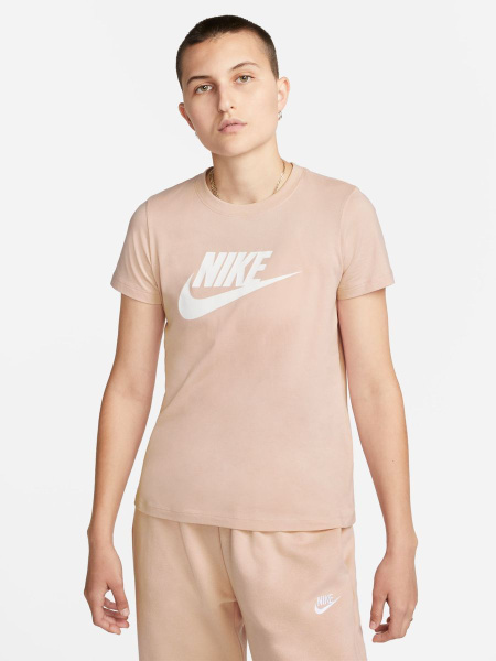Футболка Nike, размер 42, 44, цвет розовый, 100% хлопок - купить по ...