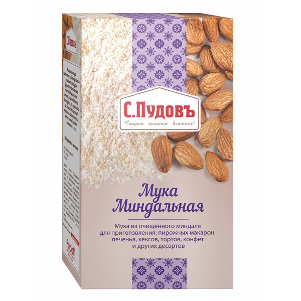 Мука Пудовъ миндальная, 100 г - купить с доставкой по выгодным ценам в ...