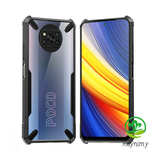 Poco x3/ Pro/ Nfc чехол противоударный прозрачный, защитный с защитой ...
