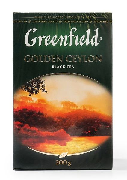 Чай черный Greenfield Голден Цейлон крупнолистовой 200 г, Россия ...