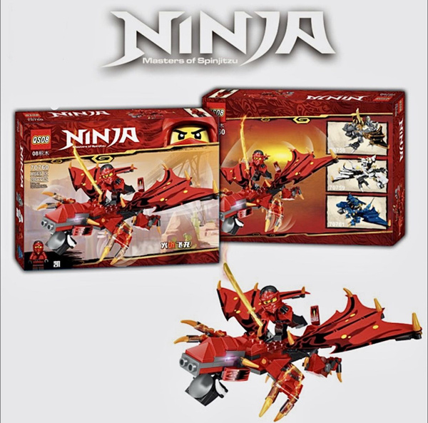 Конструктор ниндзя красный дракон / ниндзяго / 200 деталей Ninjago ...