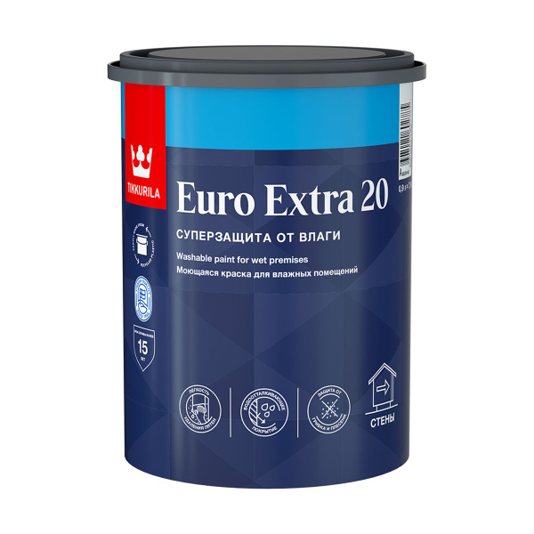 Краска Tikkurila Tikkurila Euro Extra 20 / Тиккурила Евро Экстра 20 ...