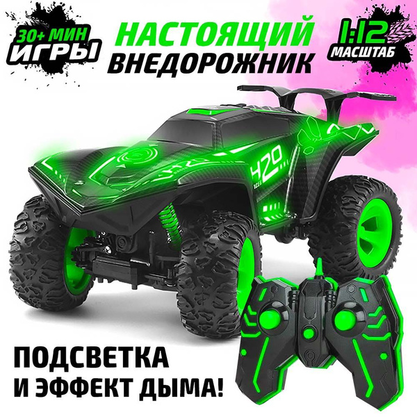 Большая машинка джип на радиоуправлении, длина 33 см, машина на пульте ...