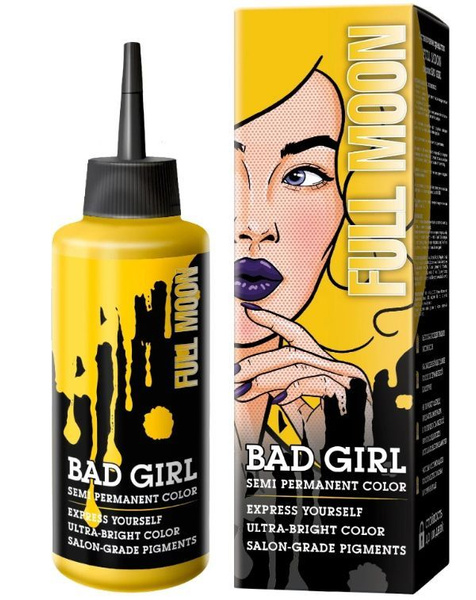 BAD GIRL Краска для волос FULL MOON (желтый) - купить с доставкой по ...