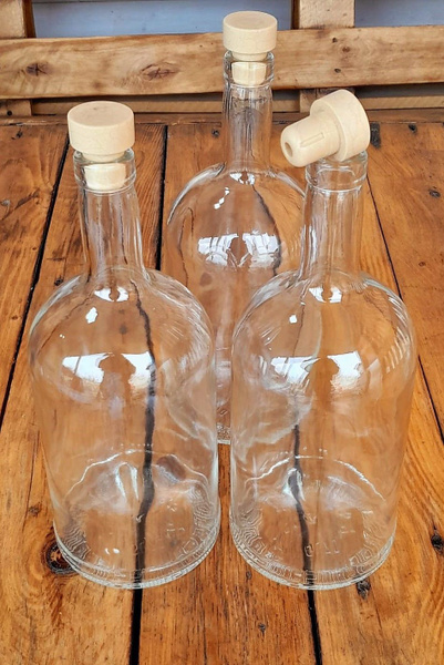 Бутылка "Домашняя" 1л 3 штуки, Пробка полимерная 21*23 мм по выгодной ...