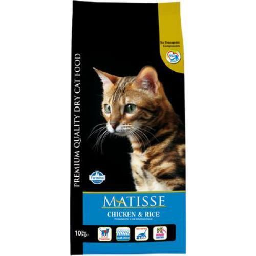 Сухой корм Farmina Matisse для кошек, с курицей и рисом, 10 кг - купить ...