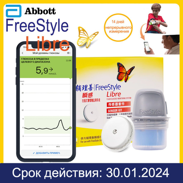 Глюкометр / Датчик Freestyle Libre / Диабет - купить с доставкой по ...