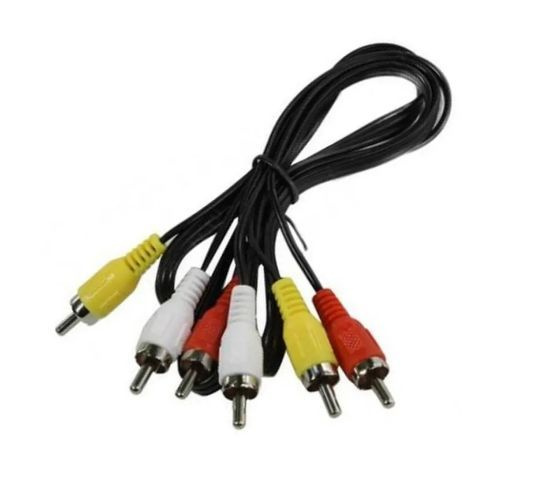 Кабель RCA Cadena Кабель 3 RCA х 3 RCA, кабель 3 тюльпана, аудио-видео ...