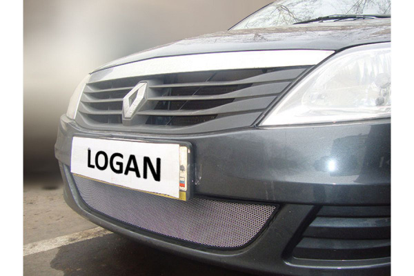 Как снять решетку бампера рено логан Защитная сетка радиатора хром Renault Logan (2009-2015) рестайлинг / съемная реш