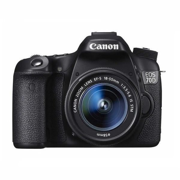 Фотоаппарат Canon EOS 70D Kit EF-S 18-55mm f/3.5-5.6 IS STM, черный ...