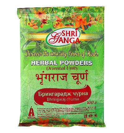 Брингарадж чурна (Bhringaraj churna) 100 г - купить с доставкой по ...