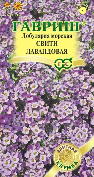 Лобулярии Гавриш Лобулярия морская Свити Лавандовая - купить по ...
