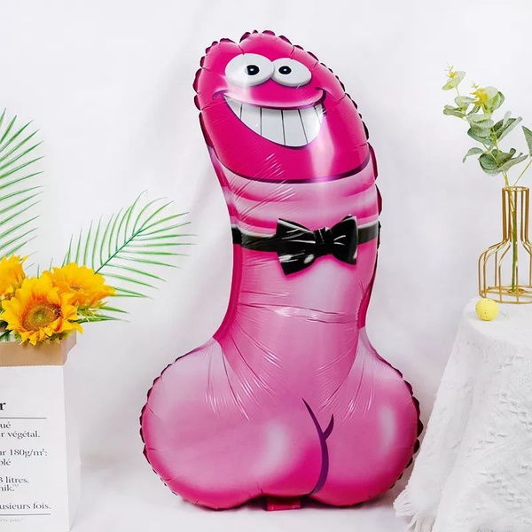 Фольгированный воздушный шар на девичник Мистер розовый - купить в ...