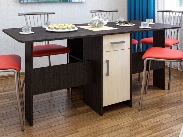 Стол-книжка Пирамида Раскладной Стол обеденный_Стол-тумба СТ-2-в/м ...