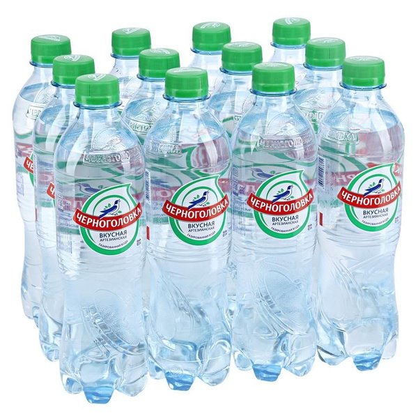 Вода Черноголовка (газированная) 0,5л х 12шт - купить с доставкой по ...