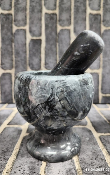 Goods Retail Ступка с пестиком, Мрамор, 10 см, 250 мл, 1 шт - купить с ...