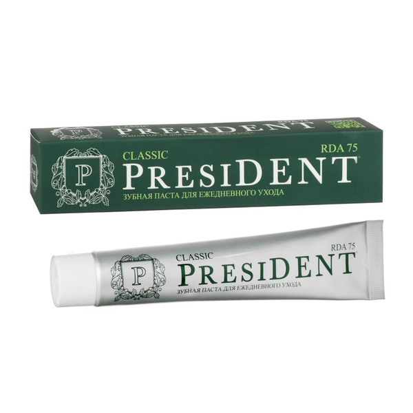 President Зубная паста, Classic, 75 гр. - купить с доставкой по ...
