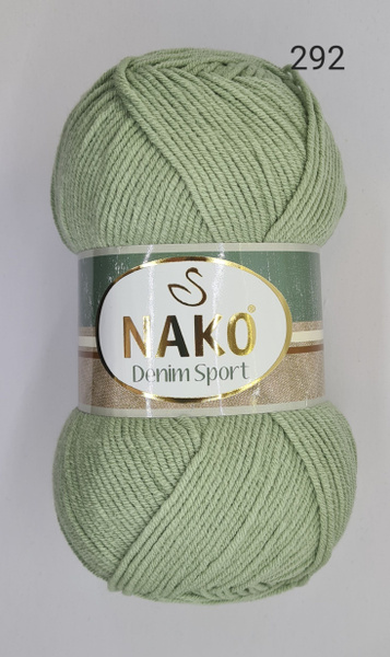 Пряжа Nako Denim Sport (Нако Деним Спорт хлопок 60%, акрил 40%), цвет ...
