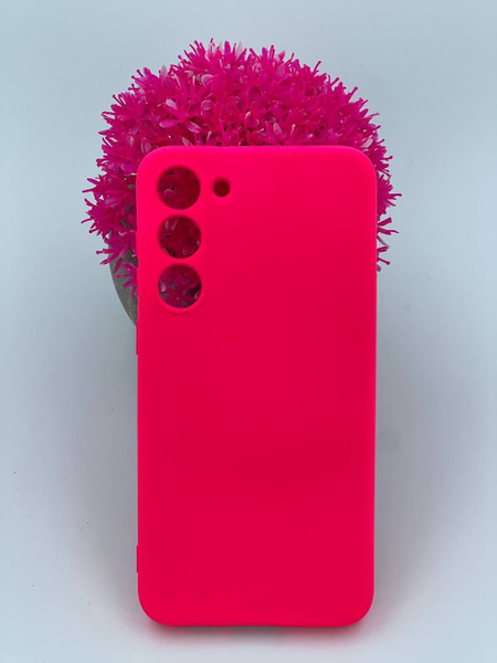 Samsung Galaxy S23 Plus плотный силиконовый чехол с Soft-touch ...