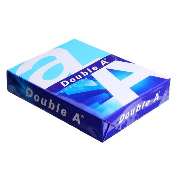 Бумага А4 500 л, DOUBLE A, 80 г/м2, белизна 163% CIE, класс А+ - купить ...