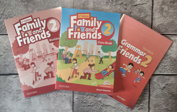 Family and Friends (2nd edition) Class Book 2 + Work Book 2 + Grammar ...