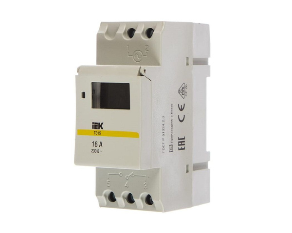 Купить Таймер цифровой IEK ТЭ15 16А 230V на DIN-рейку по низкой цене в ...