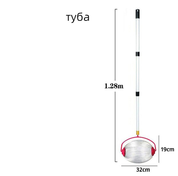 Плодосъемник ручной с телескопической рукоятью / Плодосборник ручной ...