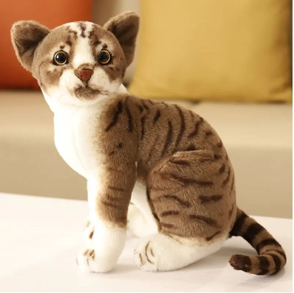 Мягкая игрушка реалистичная кошка,кот,Cat - купить с доставкой по ...