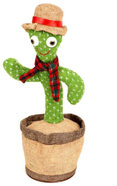Мягкая игрушка Subor Twisted Dancing Cactus поющий Кактус / Игрушка ...