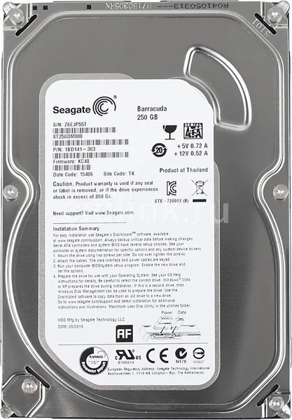 250 ГБ Внутренний жесткий диск Seagate Barracuda (ST250DM000) - купить ...