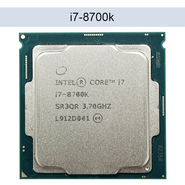 Процессор Intel i7-8700k Core i7 8-го поколения, OEM (без кулера), 6 яд ...