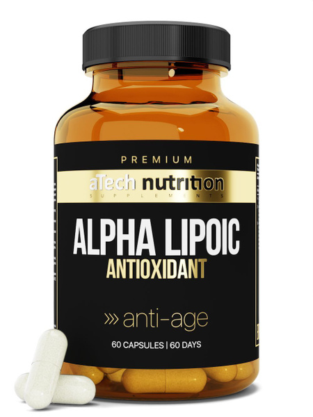 PREMIUM Альфа липоевая кислота 100 мг, 60 капсул, ALPHA LIPOIC ACID ...