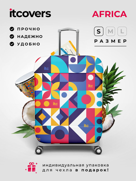 Чехол на чемодан S 45-60 см -прочная защита багажа от iTCOVERS , чехол ...