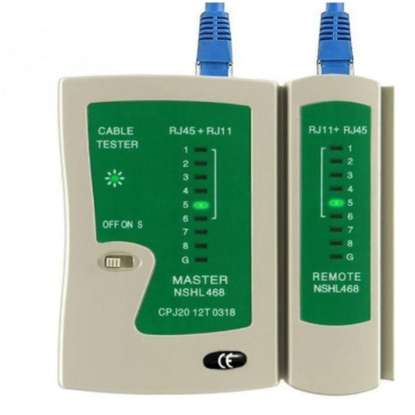 Кабельный Тестер,Тестер Сетевого Кабеля Ethernet LAN RJ11 RJ45 Cat5 ...