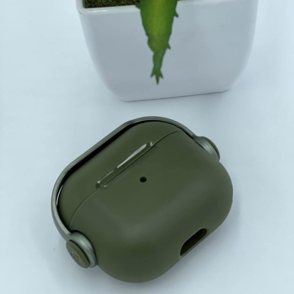 Противоударный чехол с Замком-подставкой для наушников Apple Air Pods ...