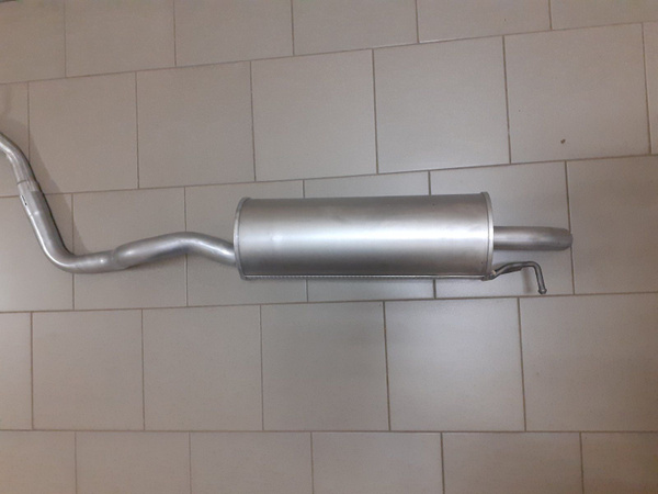 глушитель фольксваген поло седан VW Polo Sedan V (RUS) 1,6L CFNA 2011 ...