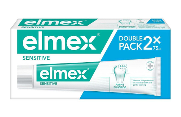 Зубная паста ELMEX SENSITIVE 2х75 мл - купить с доставкой по выгодным ...