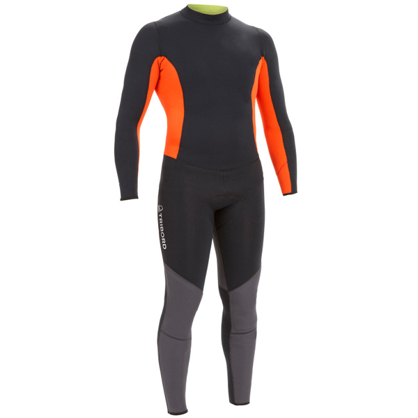 Гидрокостюм DECATHLON, M, Полиамид, черный, оранжевый купить по низкой ...
