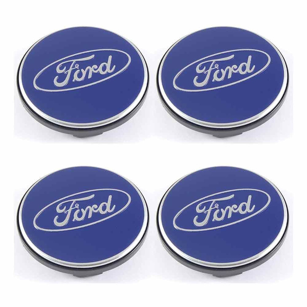 Колпачки Ford на диски 63/55/6 мм - 4 шт / Заглушки ступицы для ...