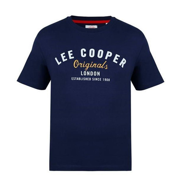 Футболка Lee Cooper, размер 46, цвет темно-синий, хлопок 100 % - купить ...